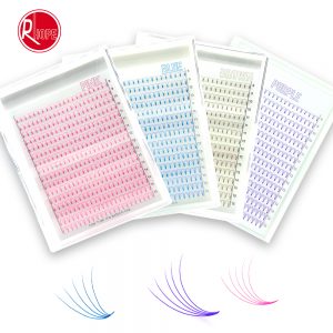 richhope colored premade volume lash fans